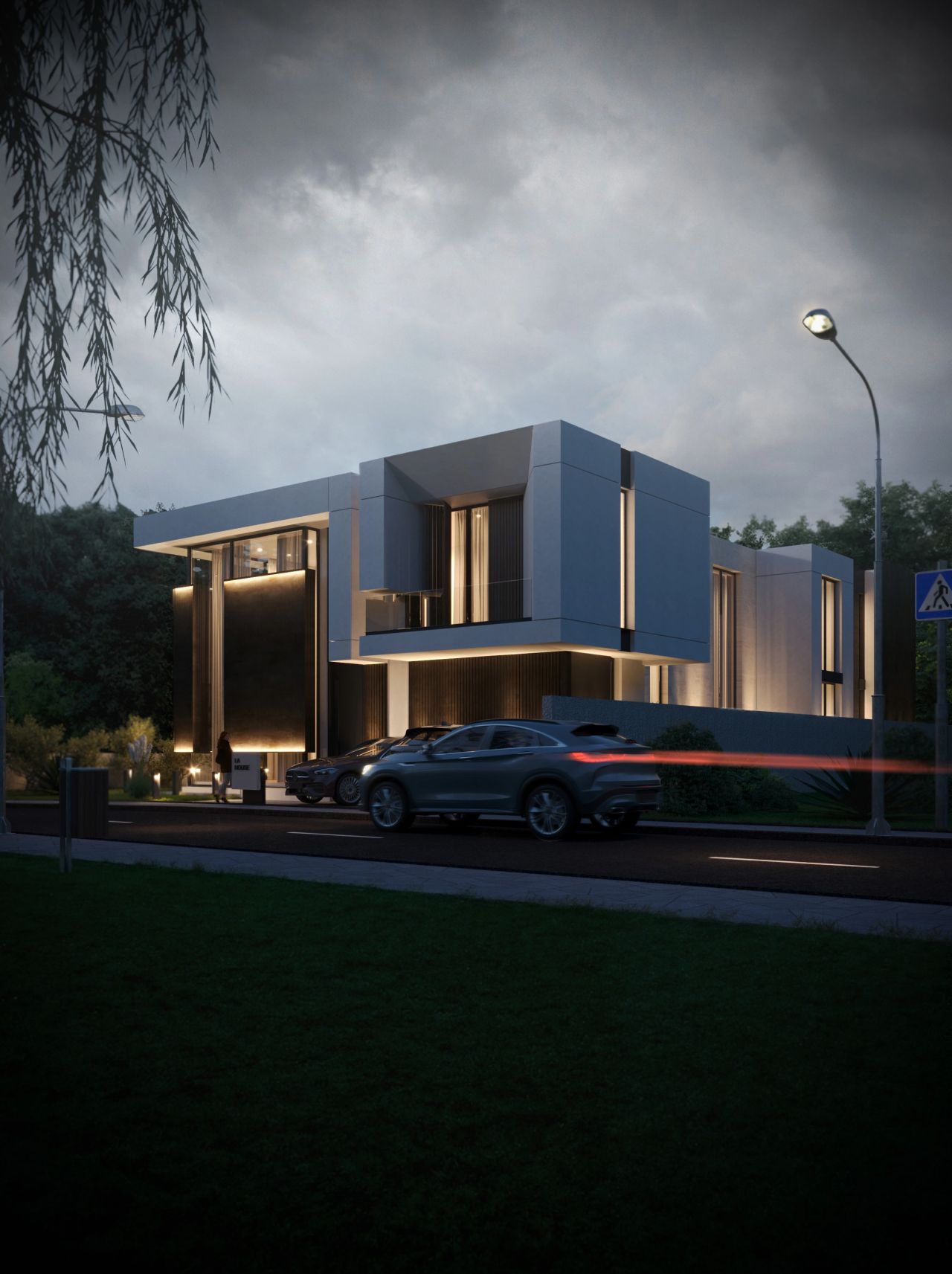 Cubic Night Villa